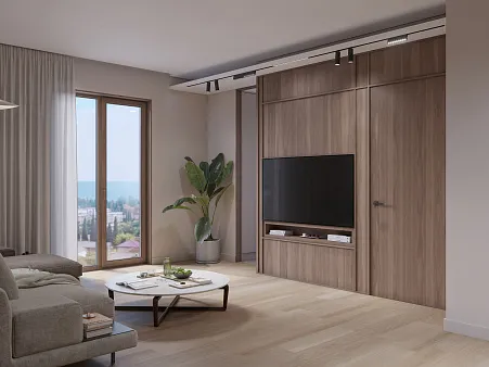 Wohnung in einer luxuriösen Villa in Meeresnähe